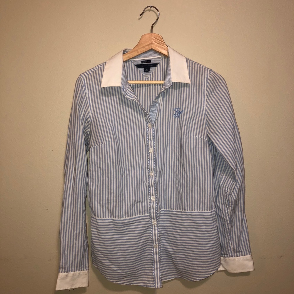 Tommy Hilfiger Striped Button Up
